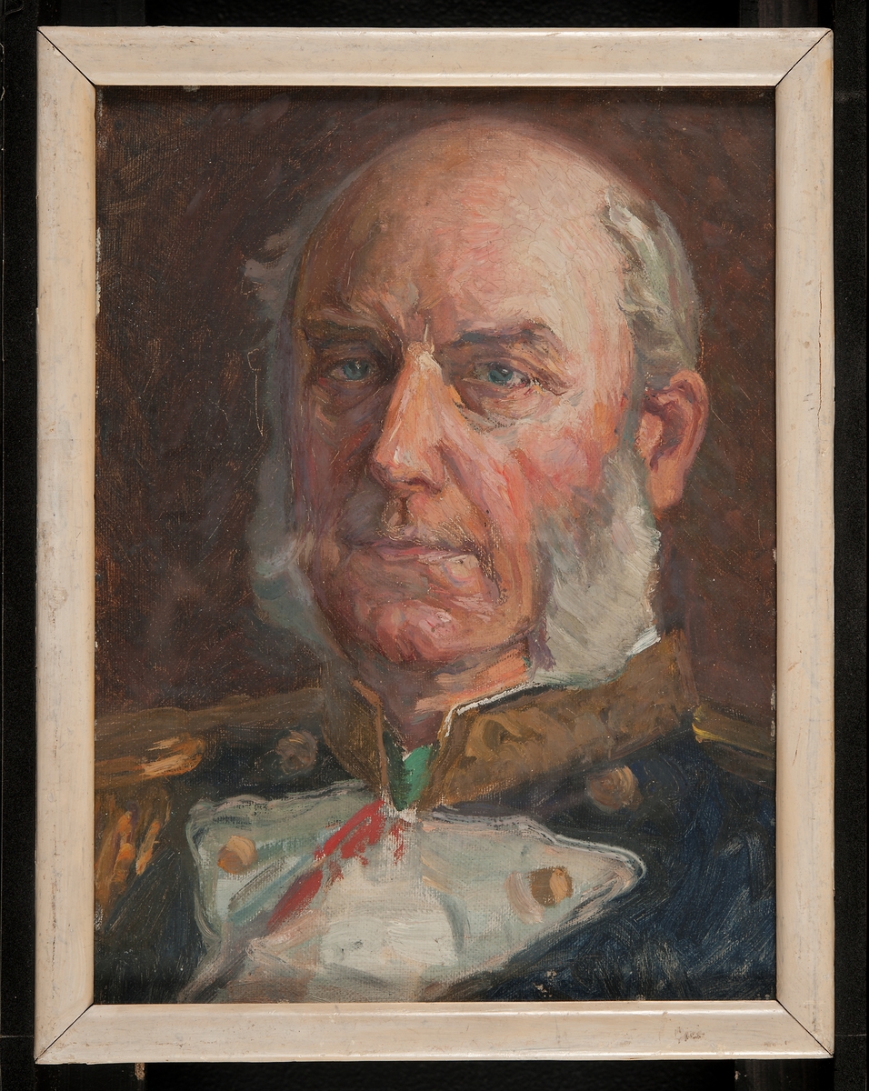 Porträtt föreställande Greve Ruuth, generallotsdirektören.