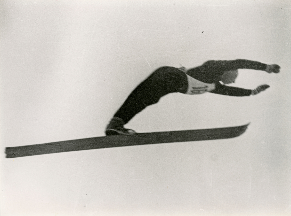 Kongsberg skier Arne Hoel in action