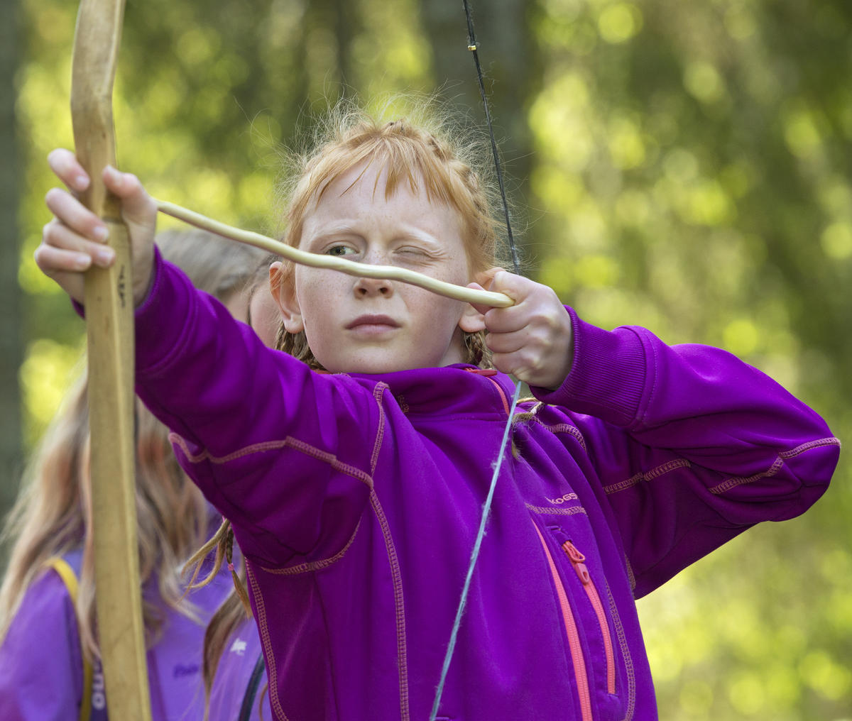 Bueskyting under Skog og vann på Norsk skogmuseum 9/6 2016