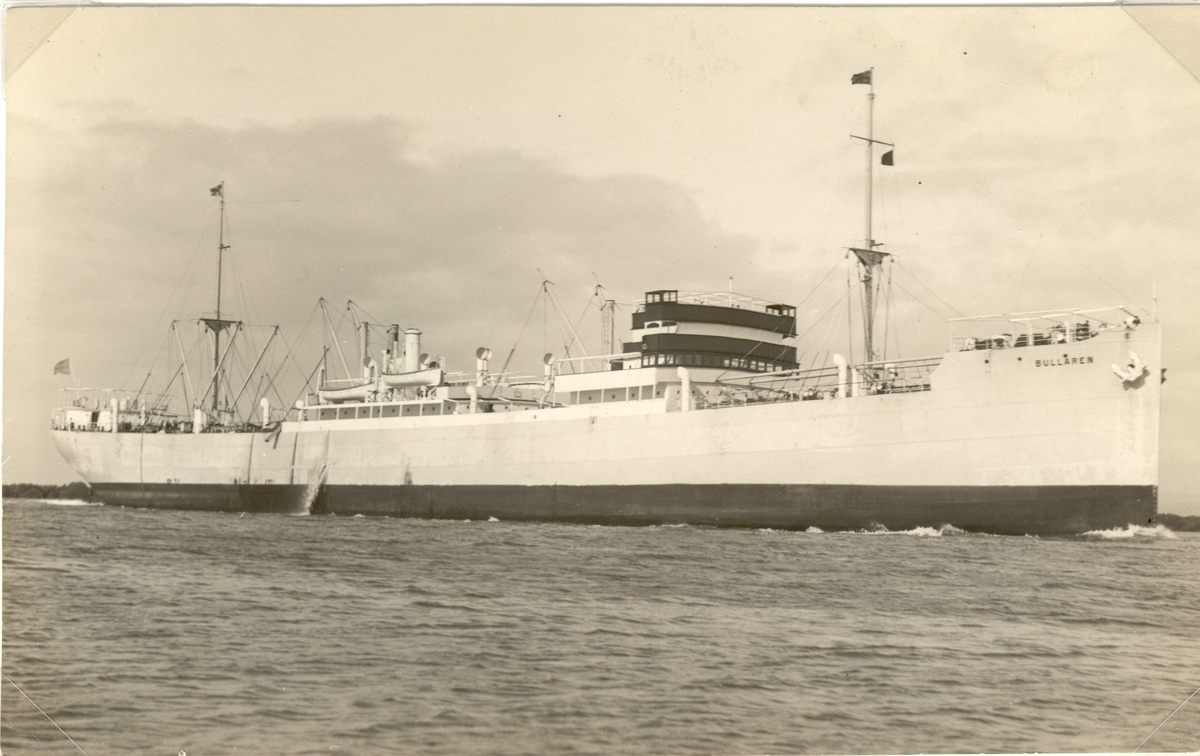 M/S BULLAREN, levererad till Rederi AB Transatlantic, Göteborg, 1918 27 juni.