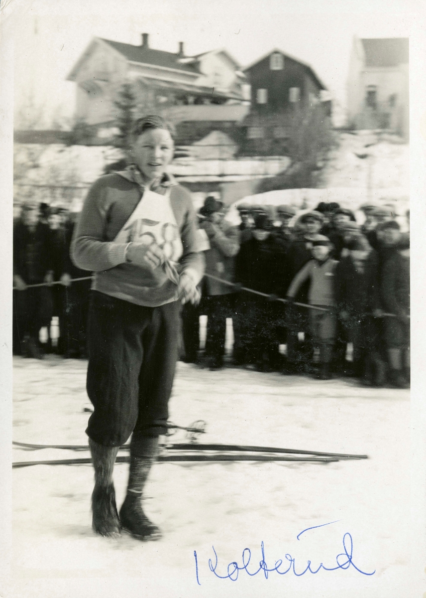 Sverre Kolterud under skirenn på Kongsberg.