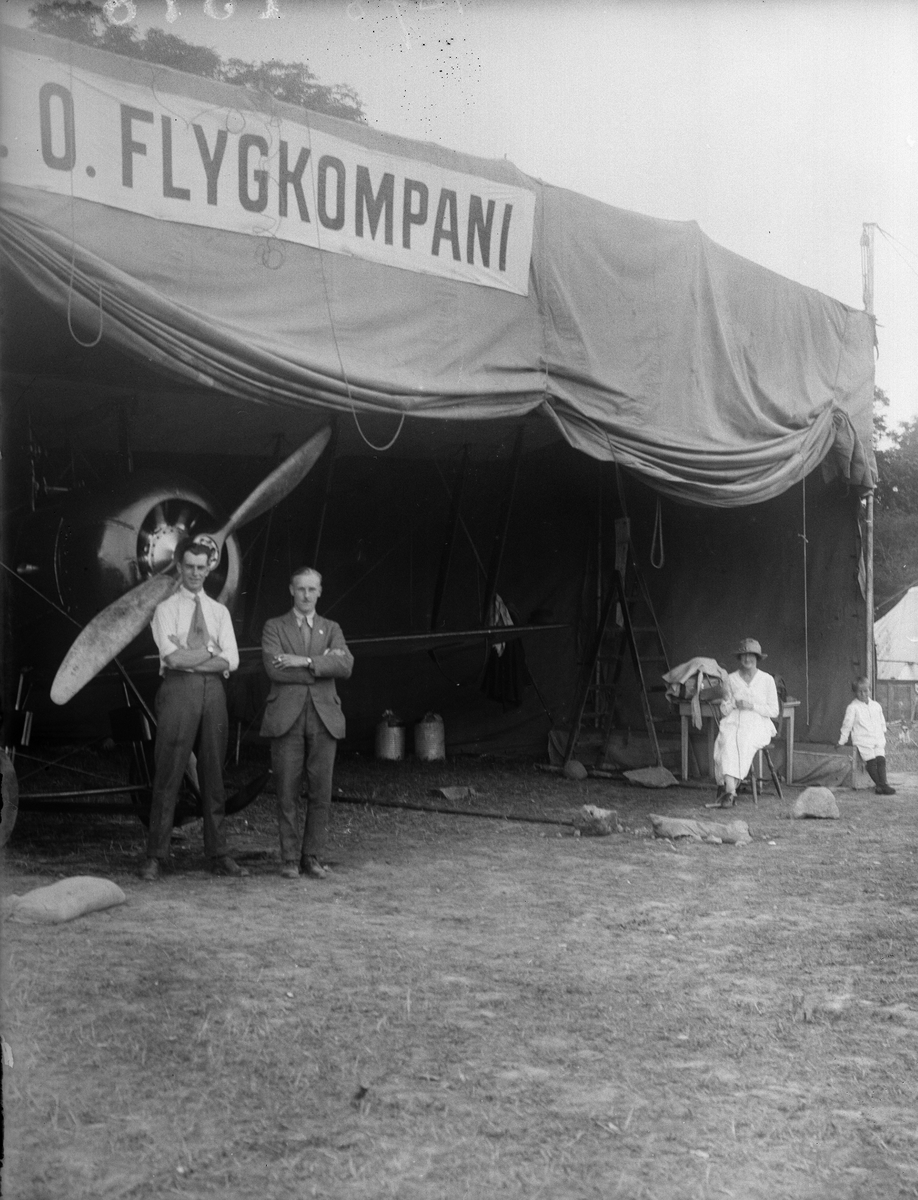 "Flygarne vid Barkarby", Järfälla socken, Uppland 1919