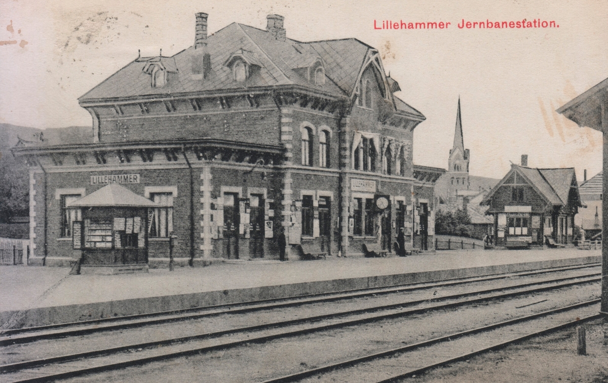 Lillehammer stasjon på Eidsvoll-Dombåsbanen