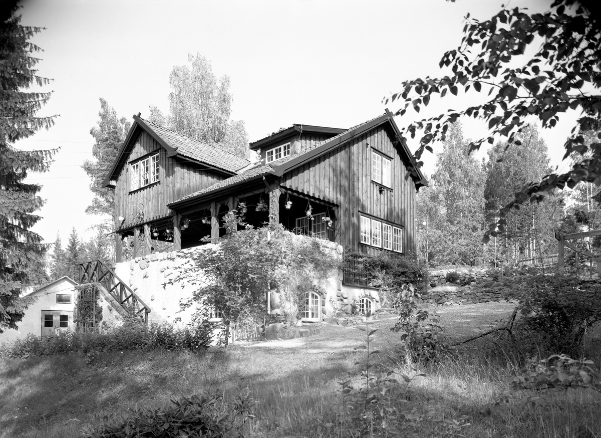 Budda Johanssons villa i Dottevik 10/7 1950.