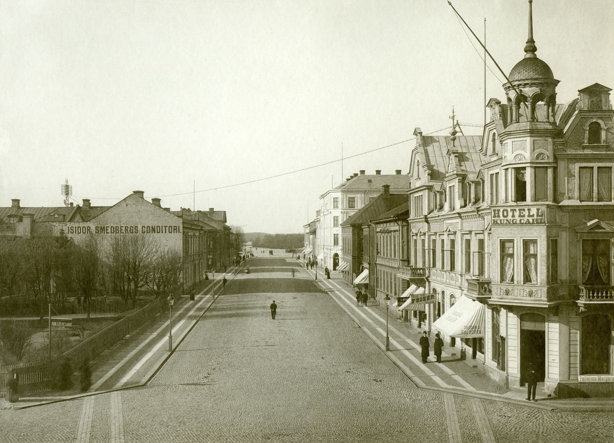 Järnvägsgatan norrut år 1905.