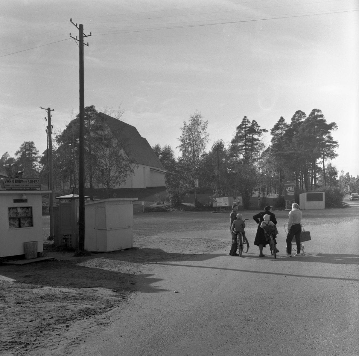 Skoghall: Nya kyrkan i september 1960.