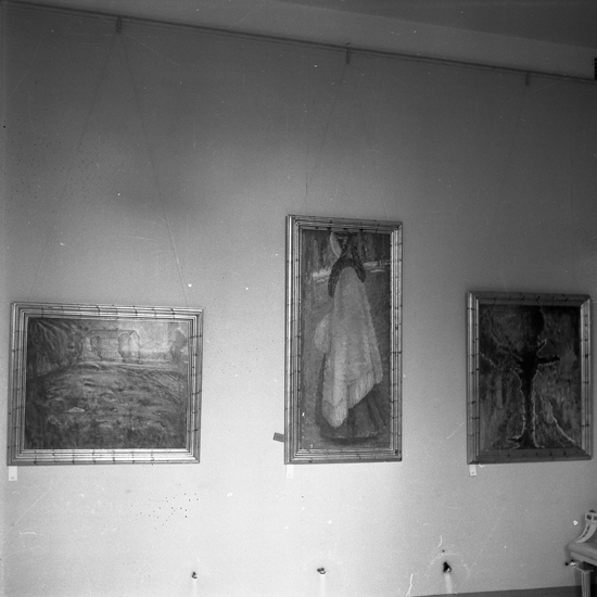 Elisabeth Bergstrand-Poulsens utställning på Smålands museum,
1952.