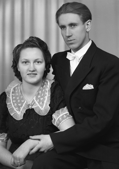 Dahlia och Folke Karlsson, 1943.