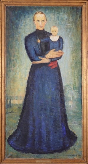 Jungfru Maria med barn