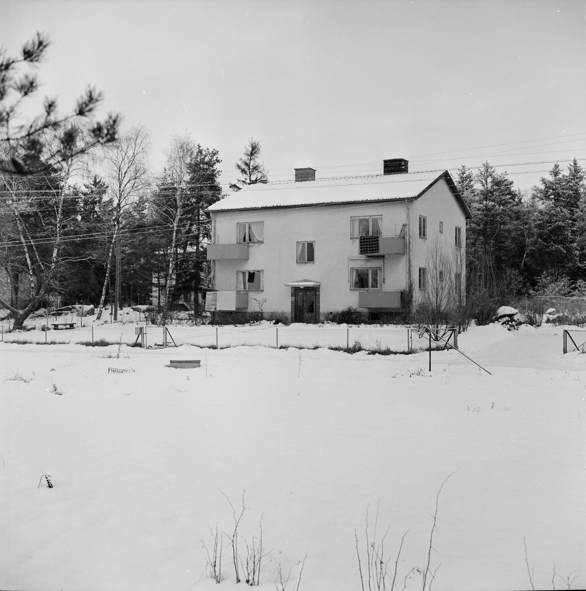 "Boningshus" Uppland januari 1961