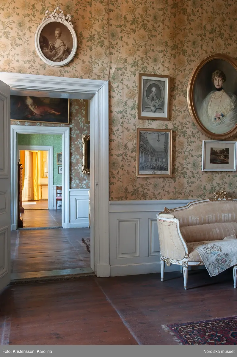 Tyresö slott, interiör - Nordiska museet / DigitaltMuseum