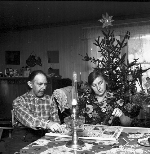 Karin och Gustav Kvist år 1974