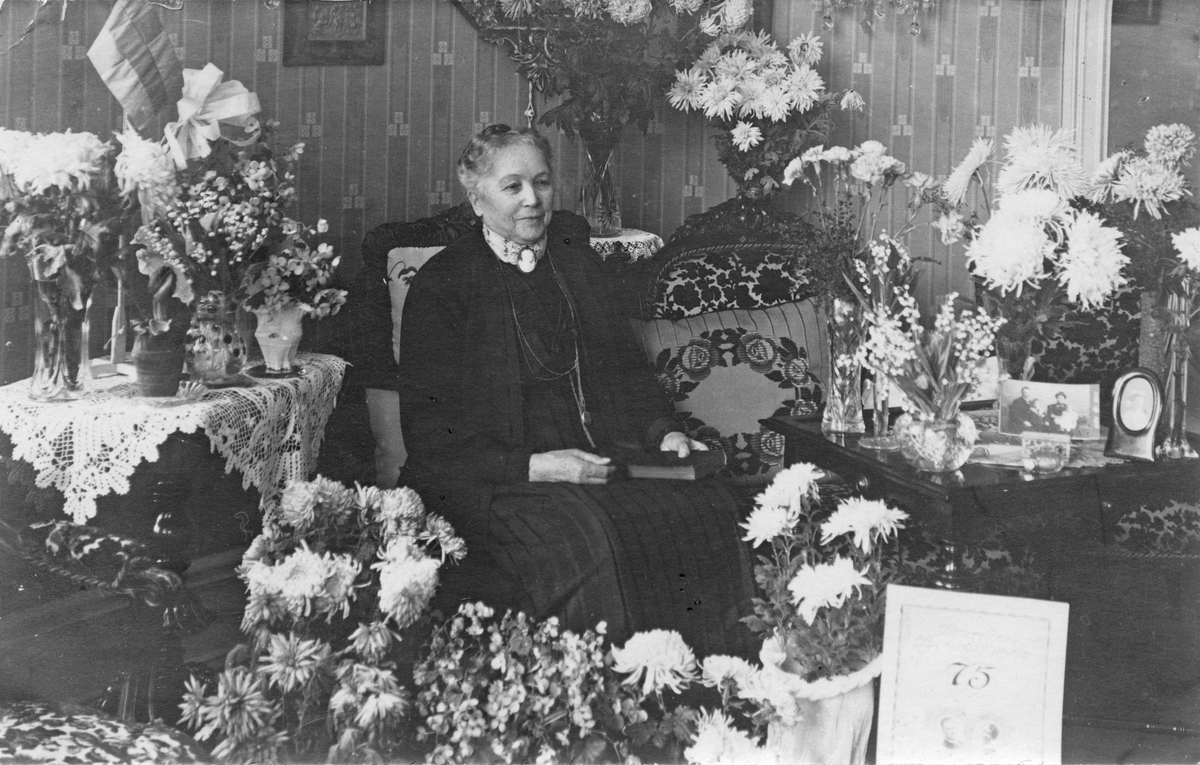 Mathilda Hjulströms 75-års dag, 1921.