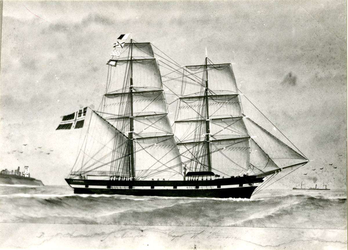 Brigg 'Arendal' (b.1855, Arendal).
