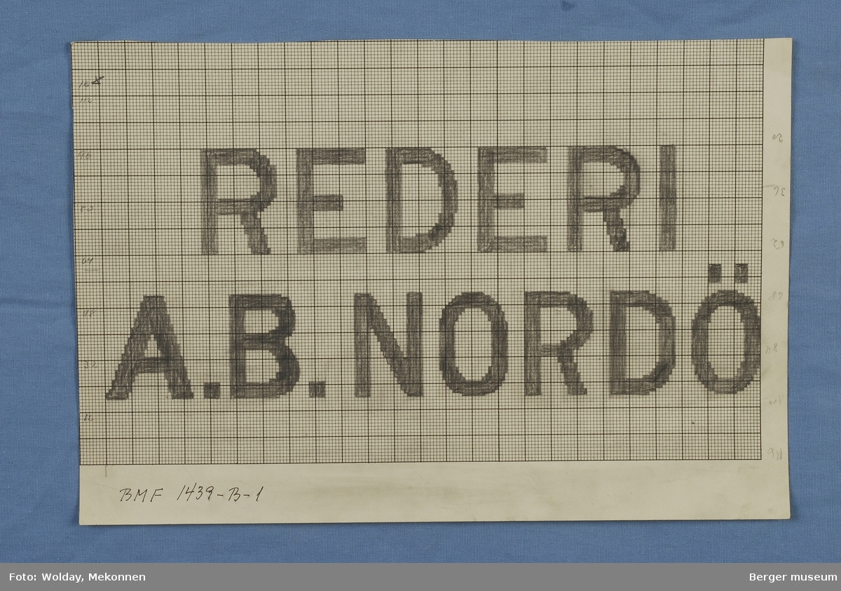 "REDERI A.B. NORDÖ"
