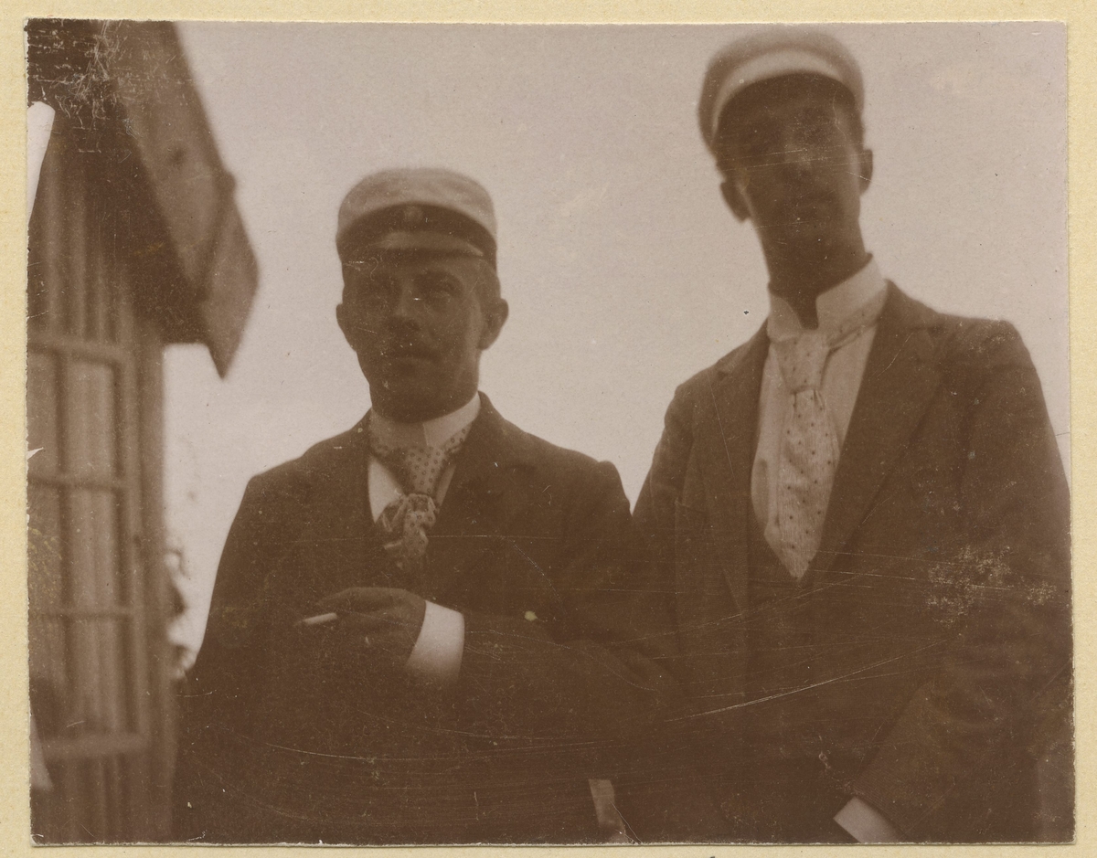 Nils Gottfrid Marén (med. stud. Kalmar Nation Uppsala), och Ernst Areén.