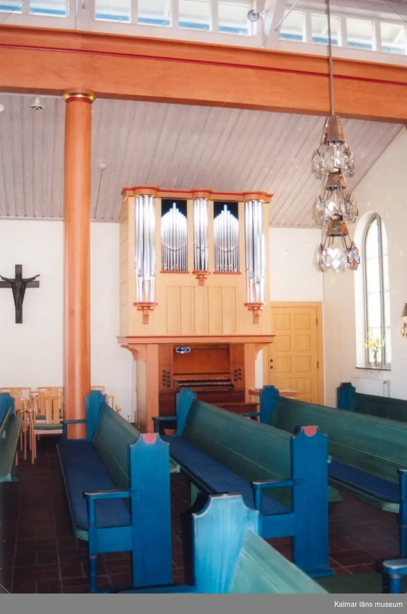 Orgel i Hälleberga kyrka.