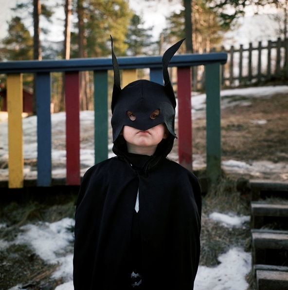 Ask «Batman» Bahne Gjesdal, Karneval i Langhaugane barnehage, 15. februar [Fotografi]