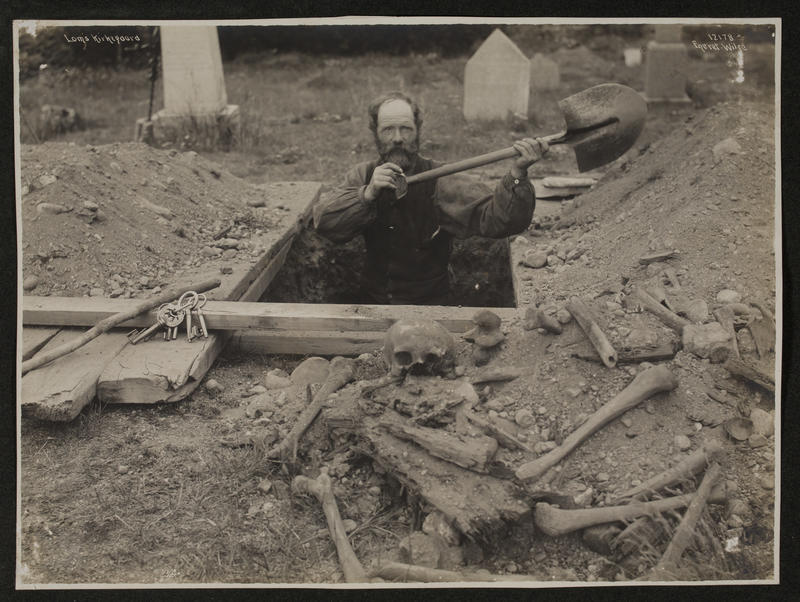Graveren i Lom 1910 (Foto/Photo)
