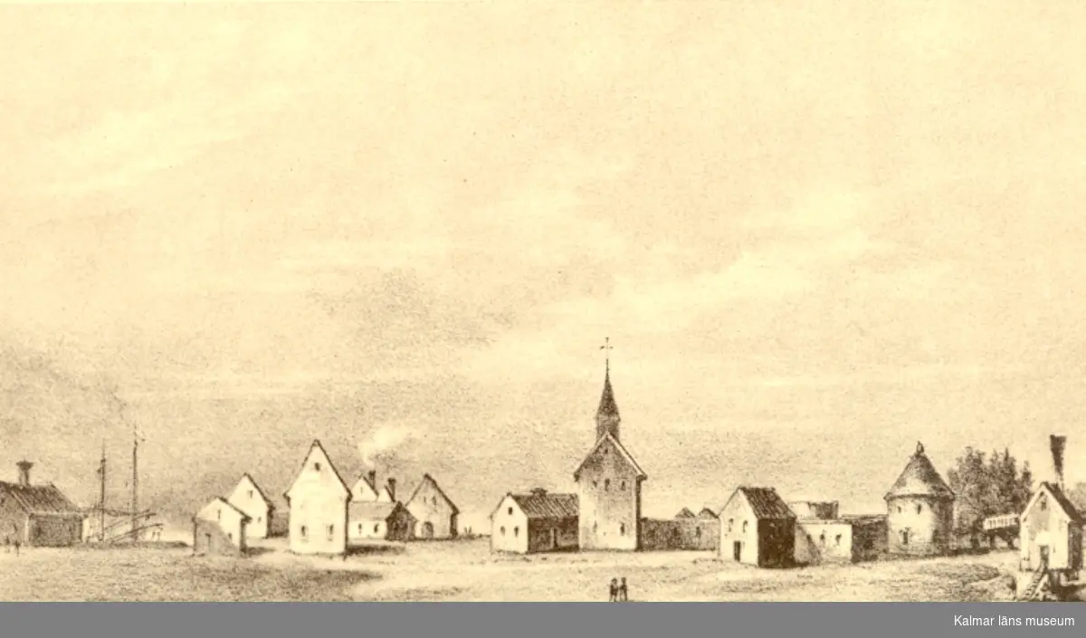 Kalmar stads ringmur 1564.