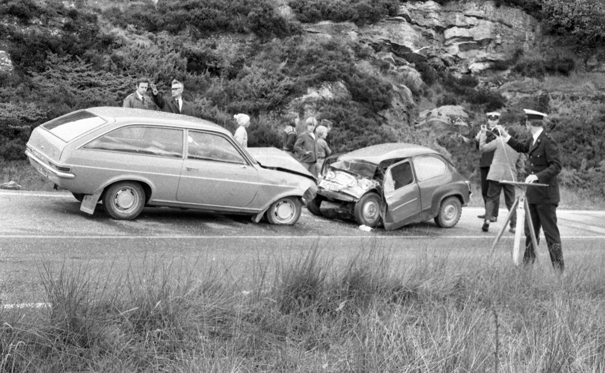 Bilulykker ved Toskatjørn.