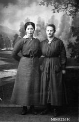 Portrett av to kvinner - Petrine Lillehaug og Sigrid Dahl fr
