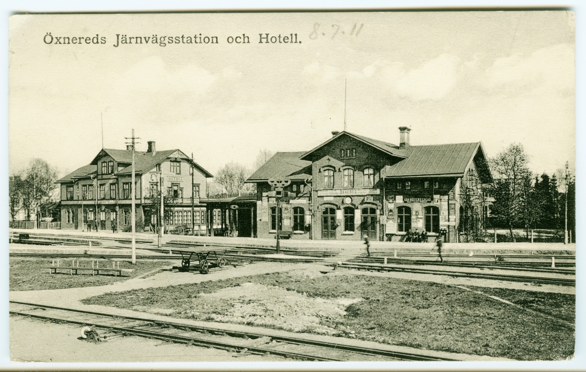 Öxnereds Järnvägsstation och Hotell