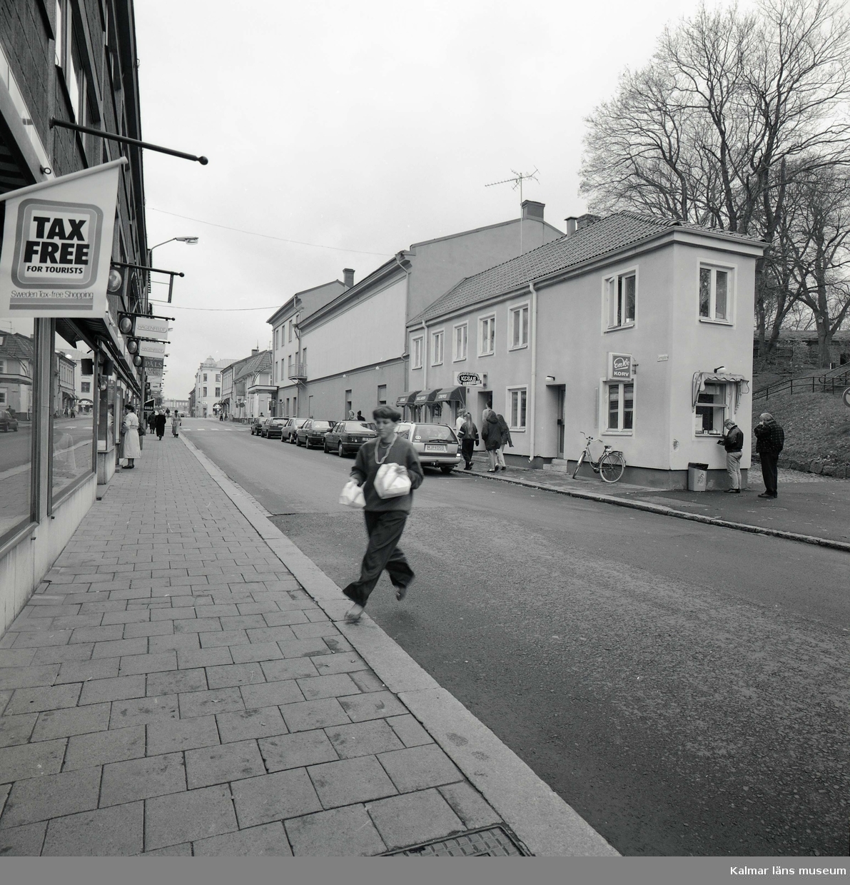 Larmgatan från norr 1989.