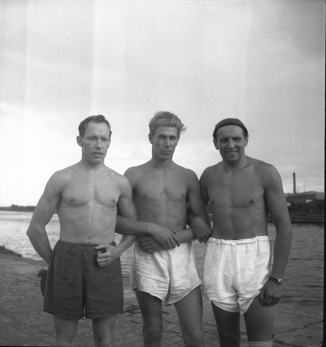 Kanotpaddlare: Andersson, K Bergström och A Gustafsson. Gävle
