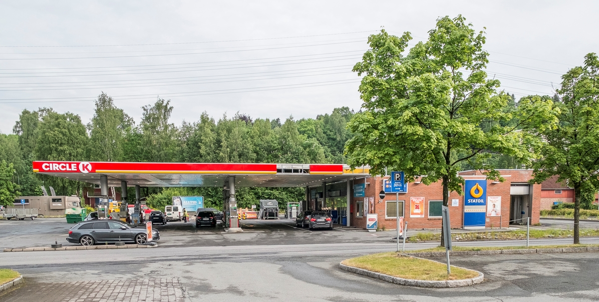 Statoil bensinstasjon omdannes til en Circle K stasjon Hamangskogen Sandvika Bærum