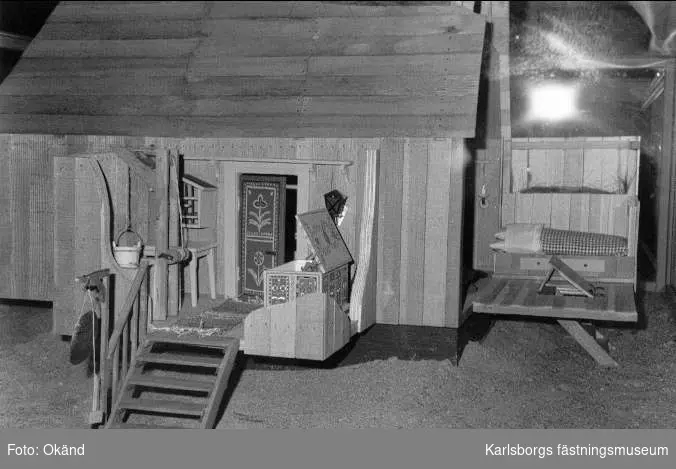 Karlsborgs museum. Invigningen i maj 1982 av tomteutställningen 