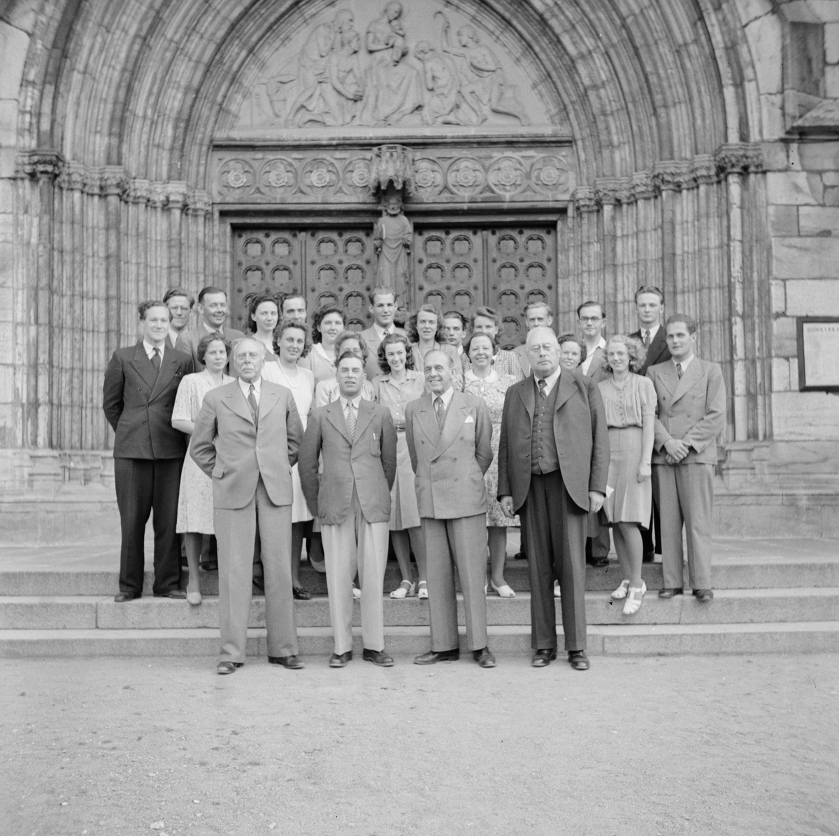 Organistkurs, kursavslutning, Uppsala 1946