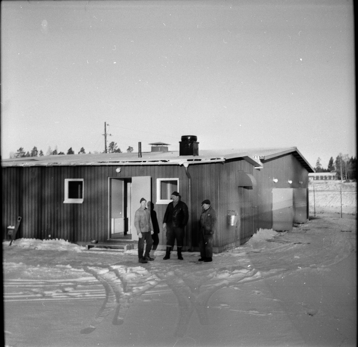 Reparation på reningsverket.
December 1967