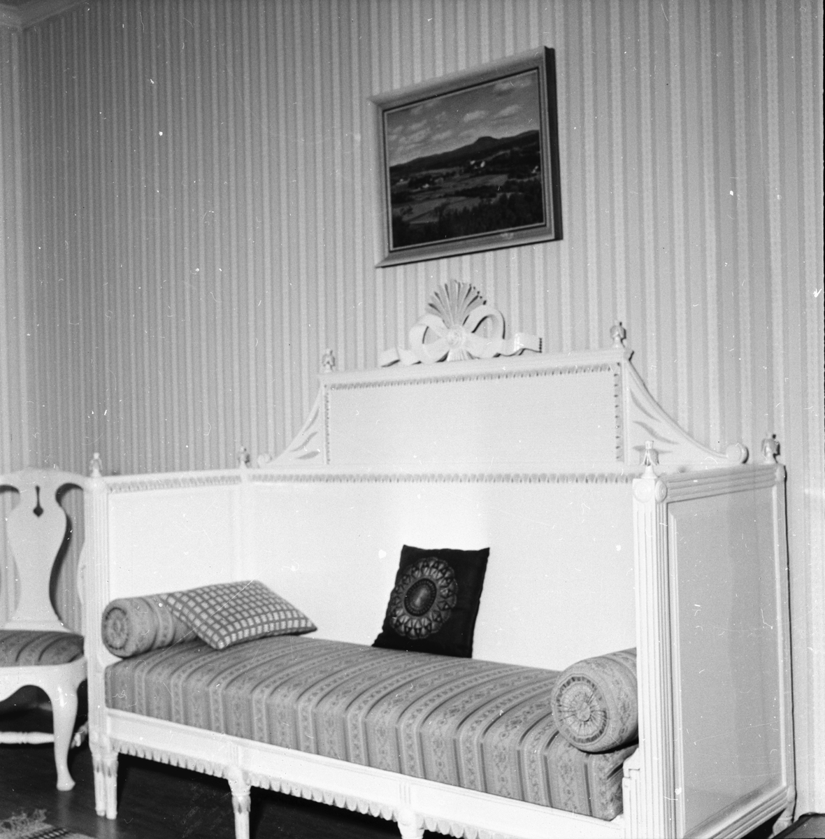 Säng i Undersviks stiftsgård.
Järvsö 1955