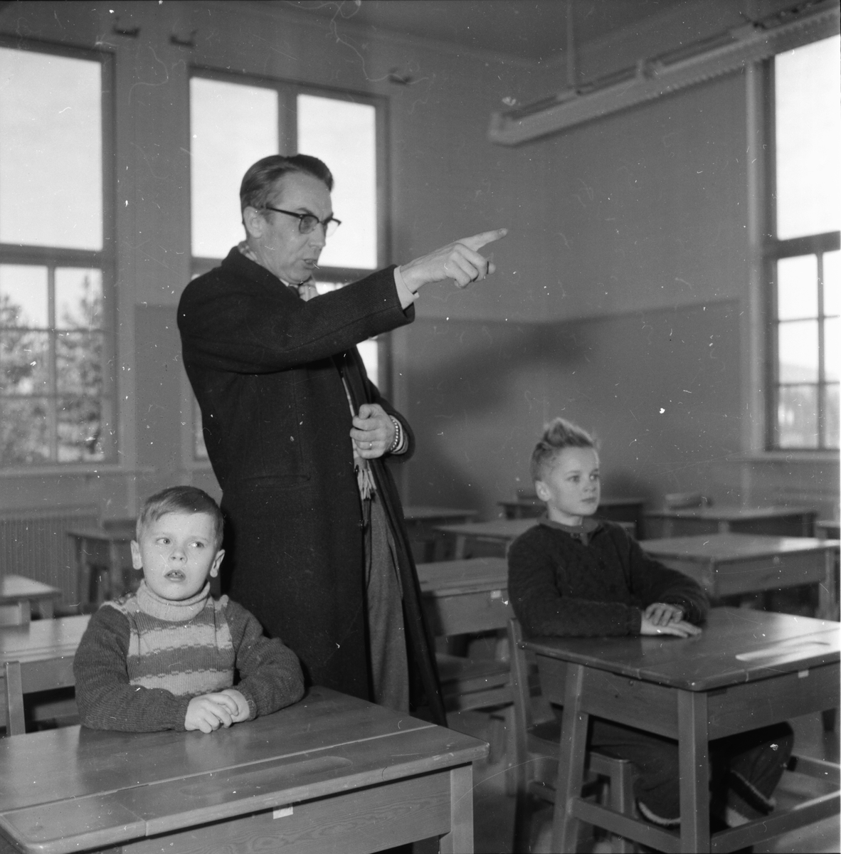 Västansjö skola.
Kilafors 10/1 1958