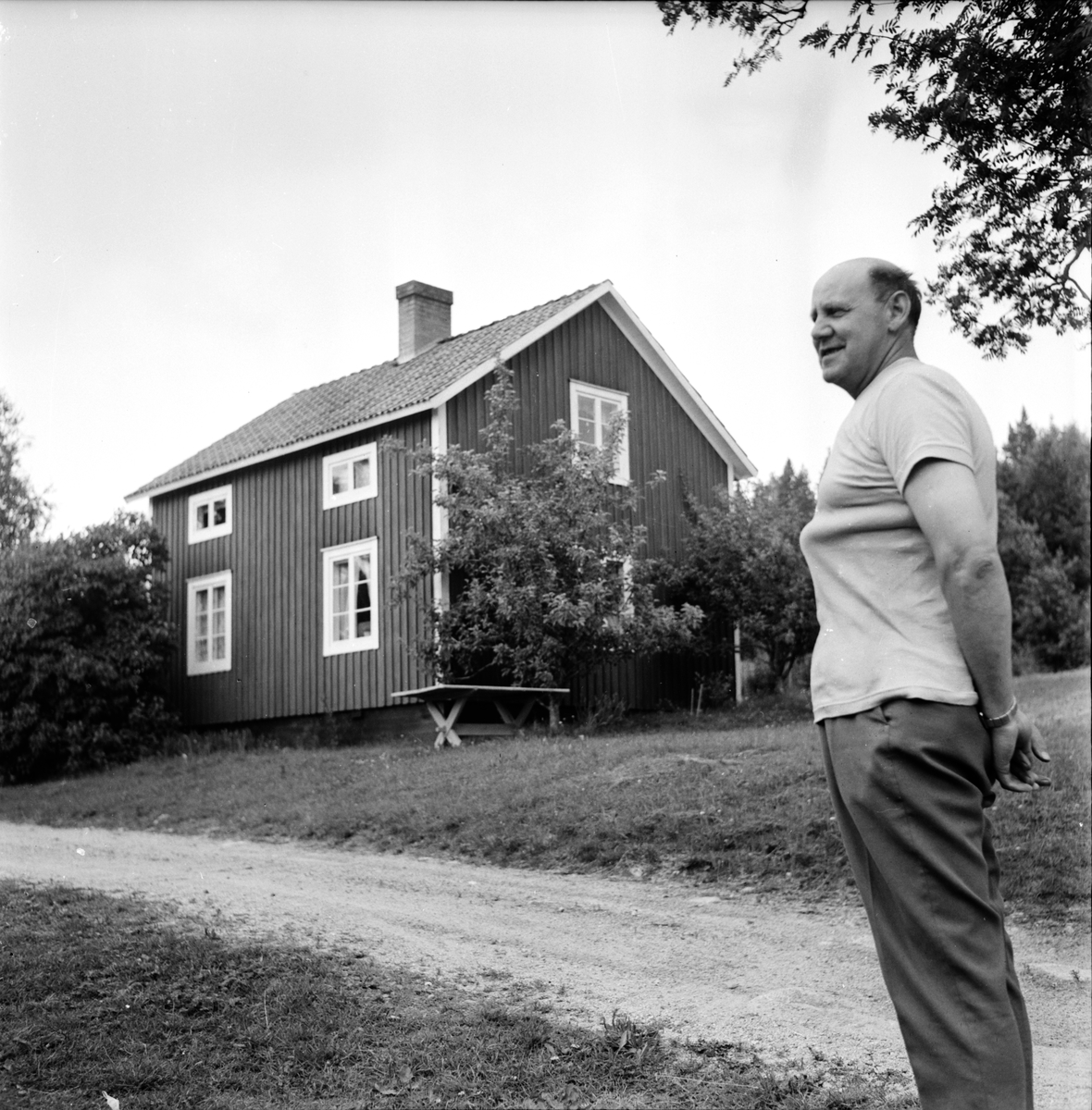 Undersvik,
Ljusberg, Fluren,
Juli 1971