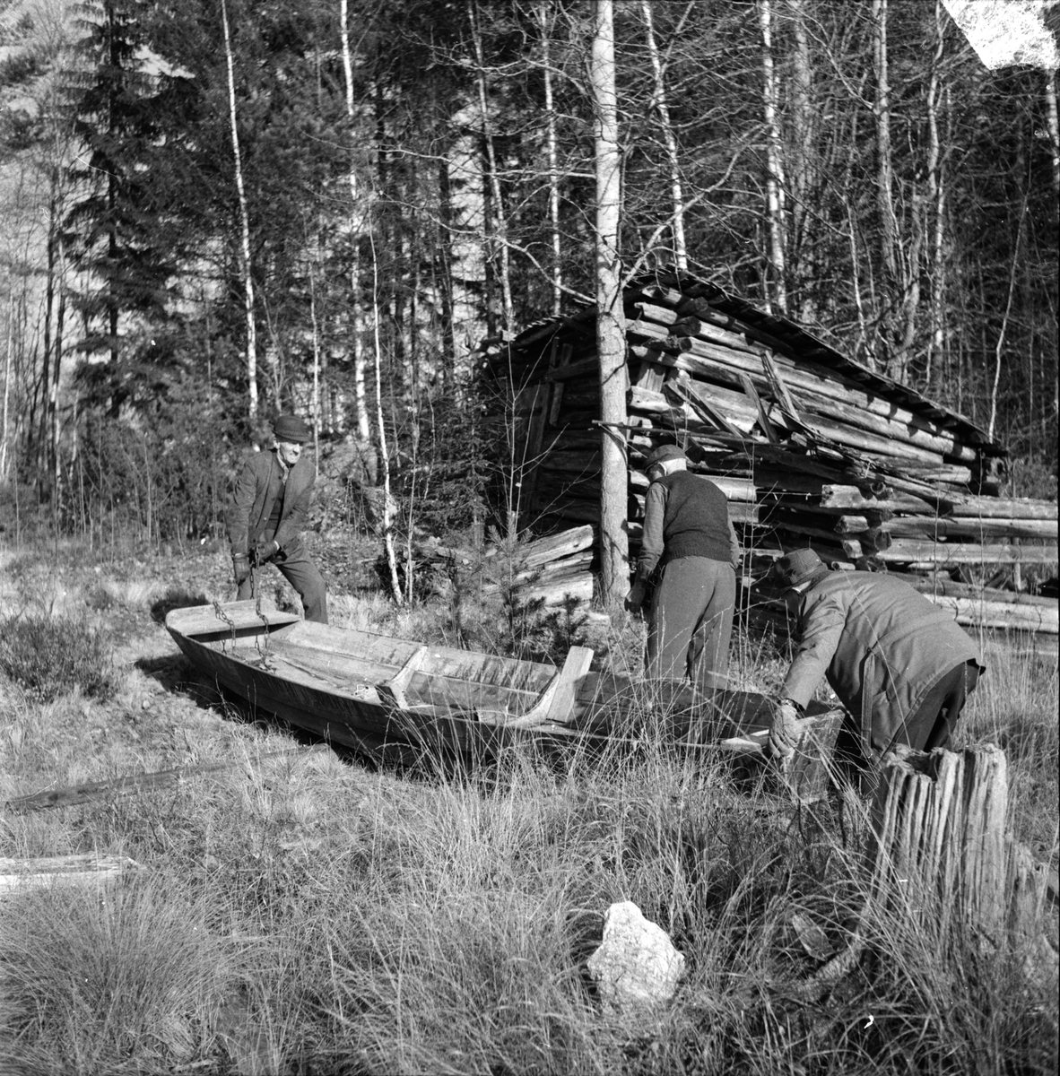 Gällsjöstuga,
Iggström Oskar, Persson, Orreland,
Sept 1973