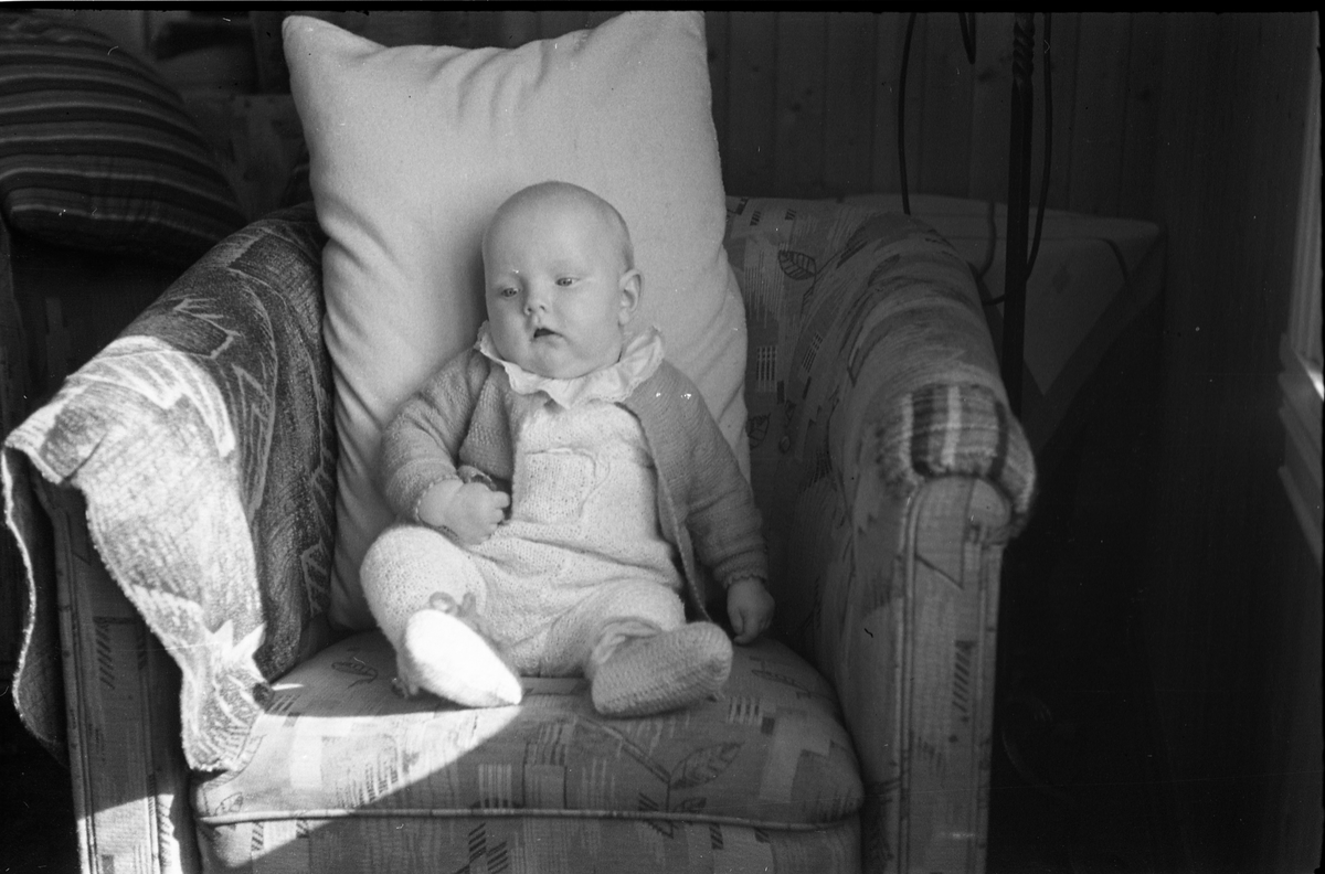 Barneportrett. Barnet er Kjell Håkon Lae, sønn av Reidar Lae. Fem bilder.