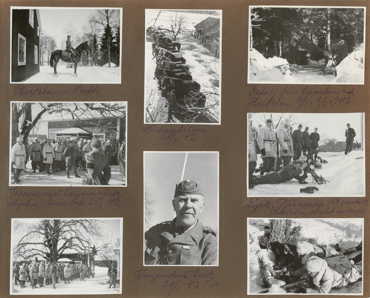Hästarnas hälsokontroll hos Södermanlands regemente I 10.