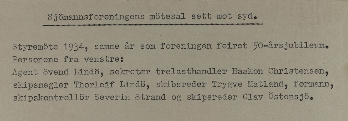 Sjømannsforeningen 1934