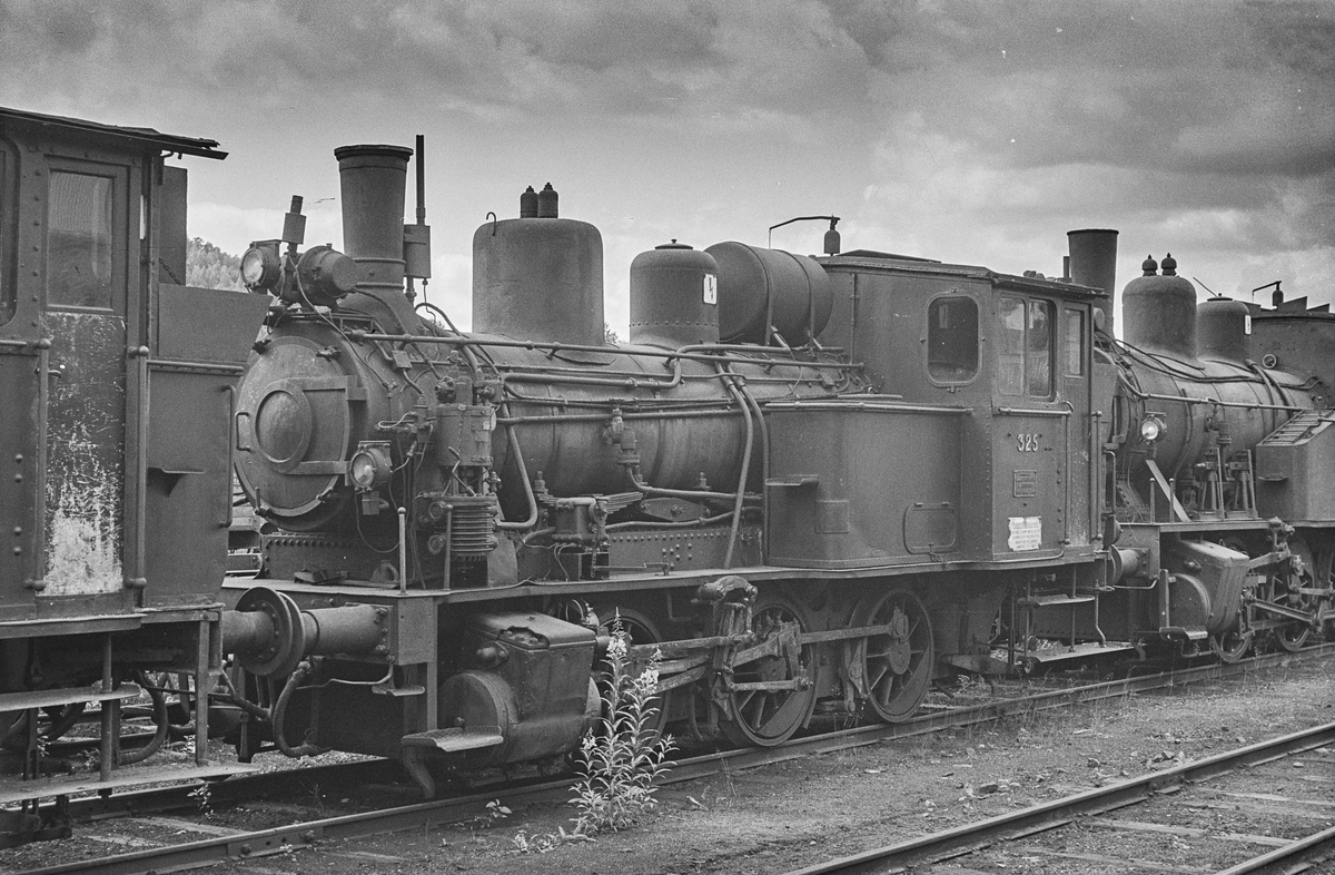 Hensatt damplokomotiv type 25a nr. 325 i Lodalen i Oslo.