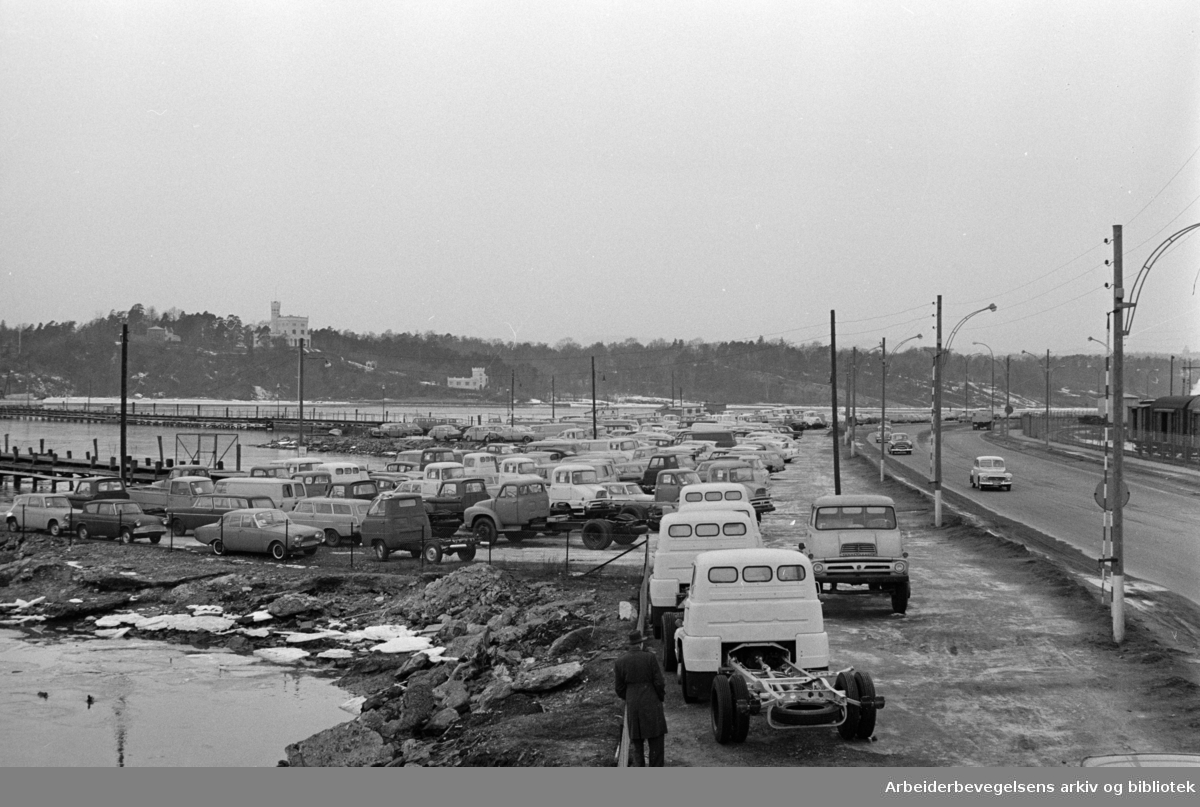 Strandpromenaden. Mars 1961