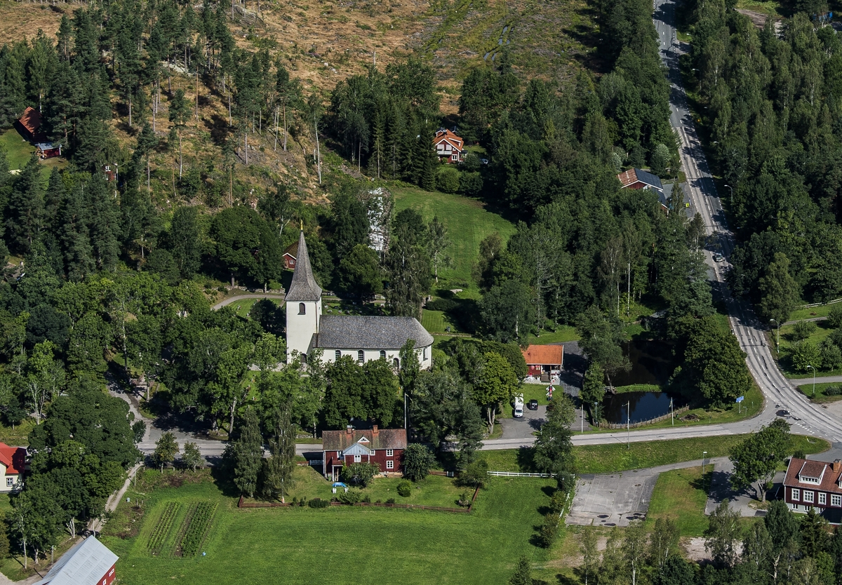 Flygfoto över Nye i Vetlanda kommun.