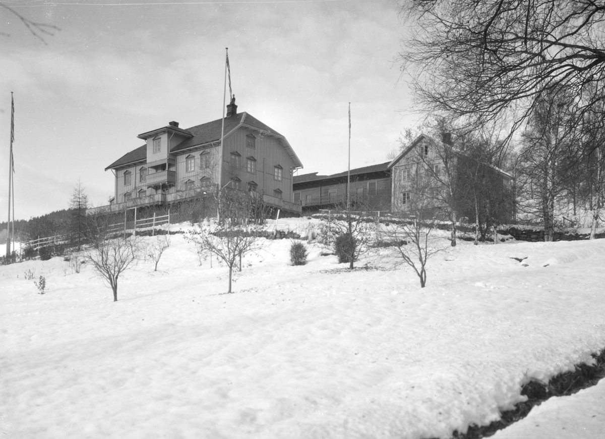 Karoline og Bjørnstjernes Bjørnsons hjem Aulestad.