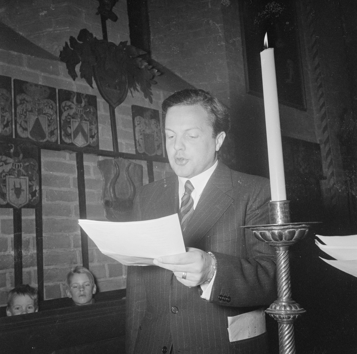 Firande av inkorporering, Sigtuna, Uppland, januari 1948