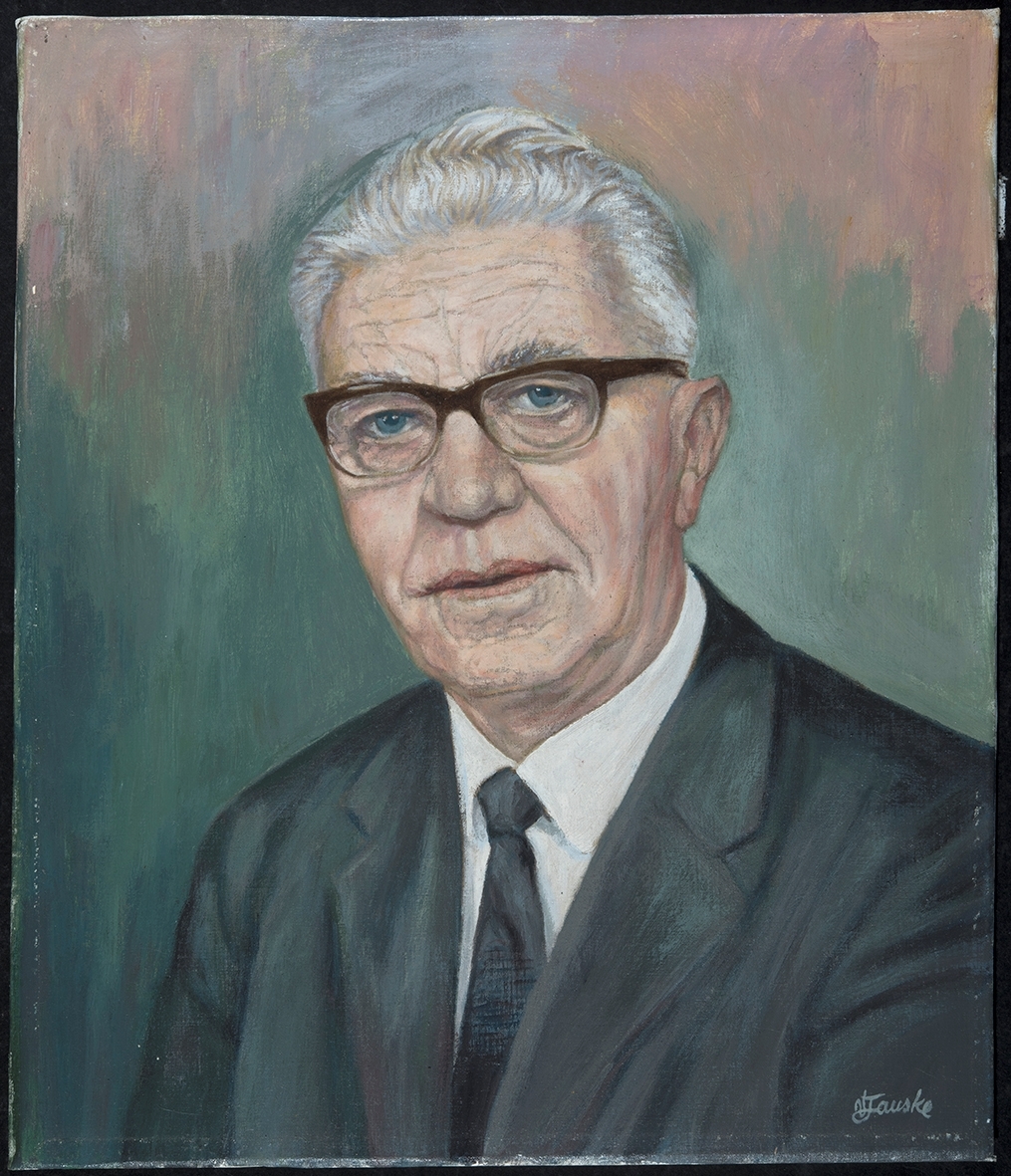 Portrett av banksjef Erling Bjørnerud