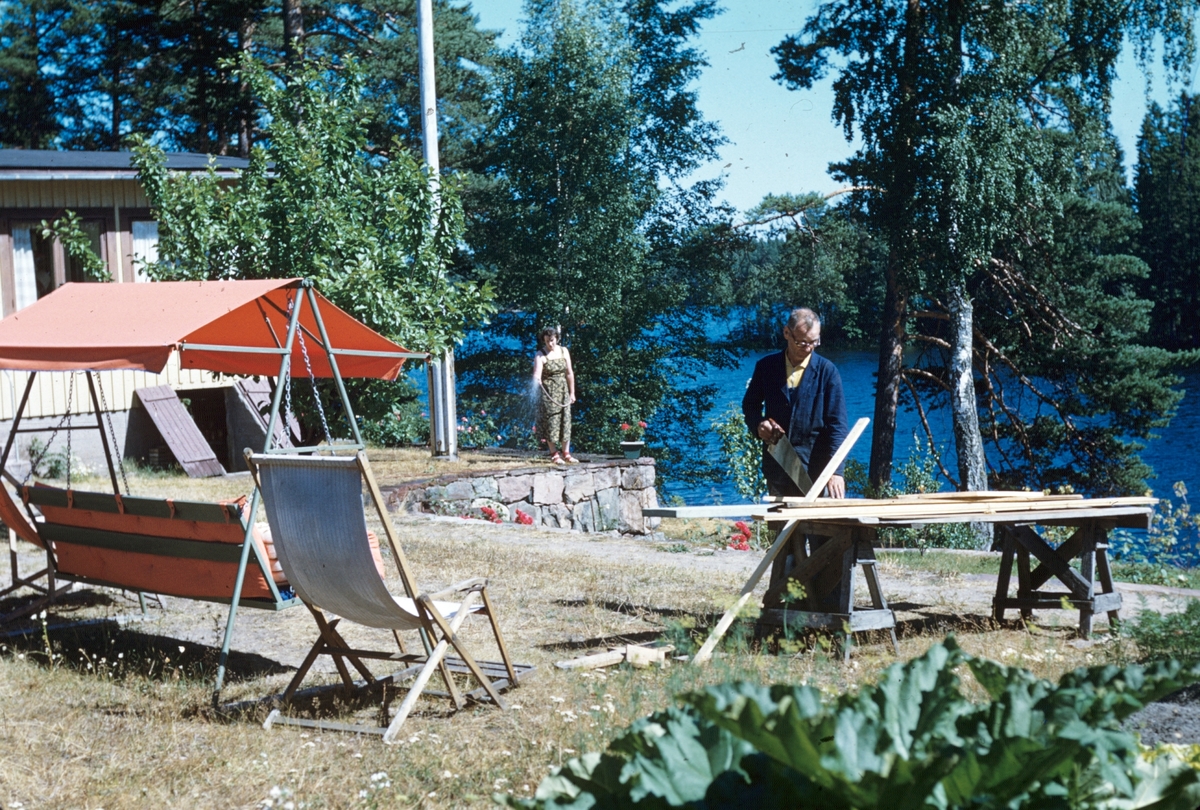 Sommarstuga vid sjön Trösken.