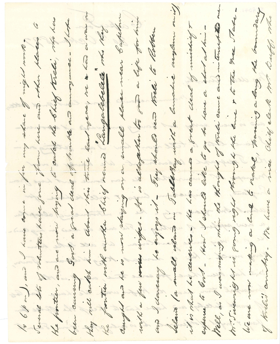 Brev från Charles Llewellyn Andersson till sin faster daterat 30/10 1877.

"Cape Town
30th October 1877.
My dear Aunty, 
Mamma received your last kind letter, and i very sorry not having answered it sooner. I have lots to tell you how I am getting on in the Telegraph Department. We have a new Manager Mr. Sivewright. He has come out here from England, to inspect our lines & will be here for about two years only. He is introducing altogether a new system of working. The same as used in England. He is a very nice gentleman. We all like him very much. He is now at King Williams Town, and has been there for some time, as it is the principal town near the Kafir war. We have had lots of work lately, and have had to keep the office open day & night, (otherwise it is only open from 8 a.m. to 6 p m), and I have come in for my share of night work. Several lots of volunteers have gone from here and other places to the frontier, and are now trying to catch the Chief Kreli, who has been causing Gov-t a great deal of trouble and annoyance. I hope they will catch him. About this time last year, we had a war on the frontier with another Chief named "Langalebelele" who they caught and he is now staying an a small place near Capetown with a few wives. It is altogether too good a life for him and I daresay he enjoys it. They should send Kreli to Robben Island (a small island in TableBay with a lunatic asylum on it), it is what he deserves. He has caused a great deal of mischief & expensive to Gov-t. How I should like to go to have shot at him. Well, as I was saying when the thought of Kreli came and interrupted me- We are now making a line to Natal, passing a long the boundary of Kreli's country. We have a nice Chief clerk Mr. Duff, who acts while Mr. Sivewright is away on line and then we have a nice Inspector, Mr. Bayly. The three of them are liked very much by the clerk. Mr. Sivewright is getting rid of all the lazy and good-for-nothing clerks - So that we are getting a nice lot of clerks in our office. There is a nice new office being built for us. It will be finished in about a year's time. Mr. Sivewright has made a few alterations in the plan when he came out here. So that we will have a very nice office; as it will be fitted up like the English offices. We have lots of room in it and he will encourage to set up nice things such as lectures on telegraphy which I daresay he, & Mr Bayly will give us - and a reading room and library; and he is going to start a small journal of a page or two to begin with; it will be written with the electric pen. (which he brought out with him). One copy is written on a stencil with the pen, from which between two & three thousand can be made from at the rate of about 400 an hour, in a press made for it.
I am now 3rd. Telegraph Operator and am getting L 100 per annum from this month, which is a great help to mamma.
I am very glad to be able to help her now because she has worked hard for the last 10 years for myself, sister & 3 little Brothers to give us a good education. The three of them are still at school and Annie got a beautiful piano a present from Mr. Axel Ericson.
I have often wished to ask grandpapa a few things about papa, and I would be very glad to know them, if you think right to tell me. Mama could never tell me why papa's name was altered from Lloyd to Anderson? And what sisters & brothers papa had? As I should like to know them all, as I may one day, when grown up, visit Europe. If poor papa had only lived we would all have seen papa's relatives. It was his intention to take mamma and us to Europe, when he went up to settle affairs in Damaraland before he left, but we never saw him again. I should also like to know about the notes and papers of papas that grandpapa had to write books from. "The Lion & Elepahnt" and "Notes of Travel" I have read them both, and like them very much, especially the last. They were a great help to mamma. She has still a few of each left.
I often wish to follow in papas footsteps, and I daresay I would have already commenced travelling, if it was not that I know mamma and Annie are all alone och require me. Several Gentlemen have offered to take me up to Damaraland & Mr Buxton wished me to go with him, when he was out here, on a shooting excursion to Natal and then round through the Suez canal to England but mamma did not like to lose me, I was so young also. But I hope one day when mamma & Annie are not dependent on me to be able to go about and travel. Mr Stanley the Great African explorer who found the true source of the nile & made other discoveries arrived at SimonsBay a few days ago with 113 followers, who went through with him from the East to the West coast (overland). He came to CapeTown and will be here tomorrow to a public luncheon and remain for a little while, when he will proceed to Zanzibar in the man-of-war "Industry" which brought him here from the West coast.
Forgive my asking you those questions above, but we know & saw such a little of papa and mamma does not either. My youngest brother Ernest never saw him, papa only knew he was born.
With love from us all to yourself and pap's friends in England & Sweden.
I remain
Your affectionate 
Nephew
C. Llewellyn Andersson -