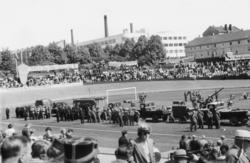 Luftvernøvelse på Dælenenga, sommeren 1939.