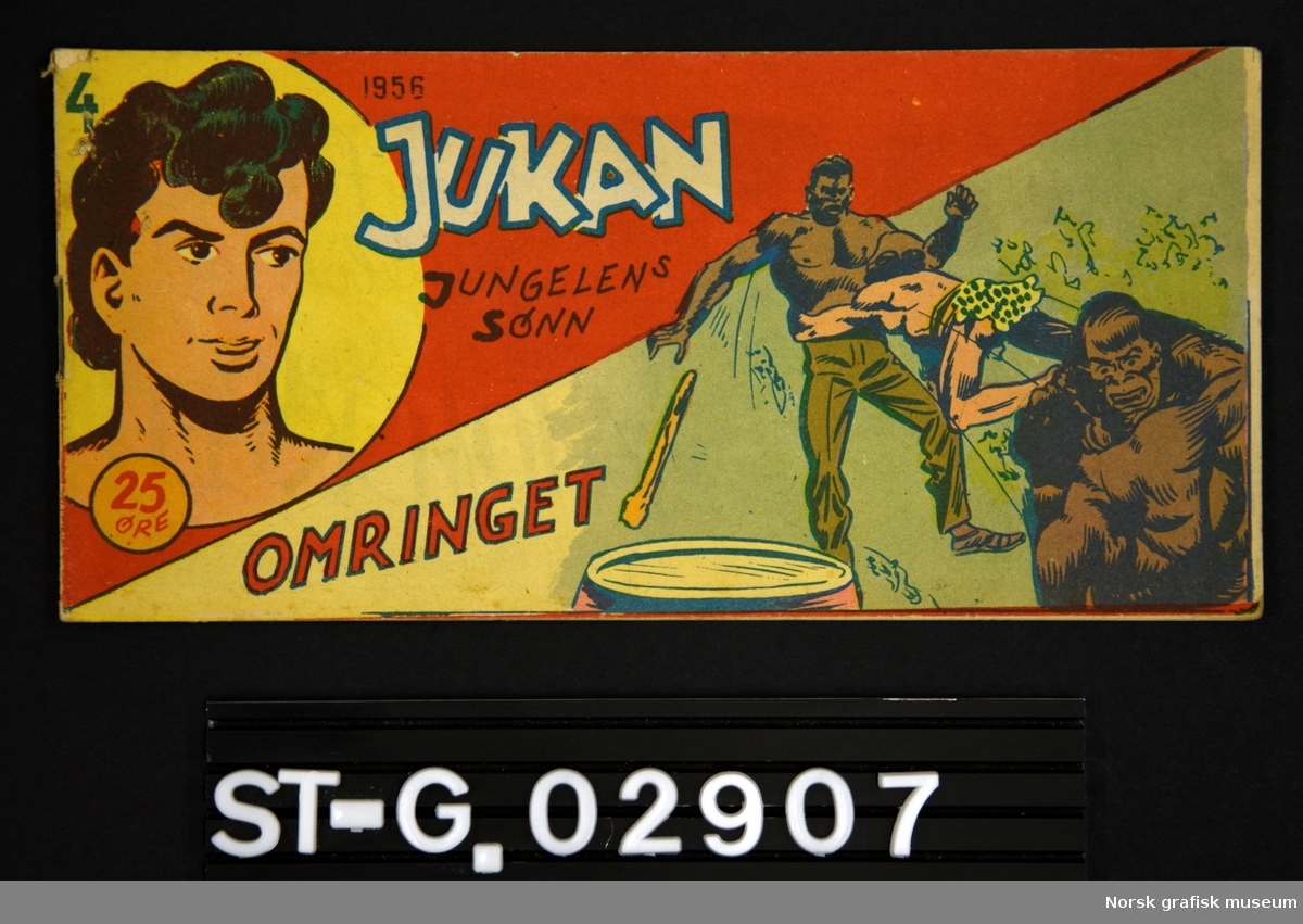 "Jukan Jungelens sønn".
ST-G.02907-1 nr. 4 1956 "Omringet"